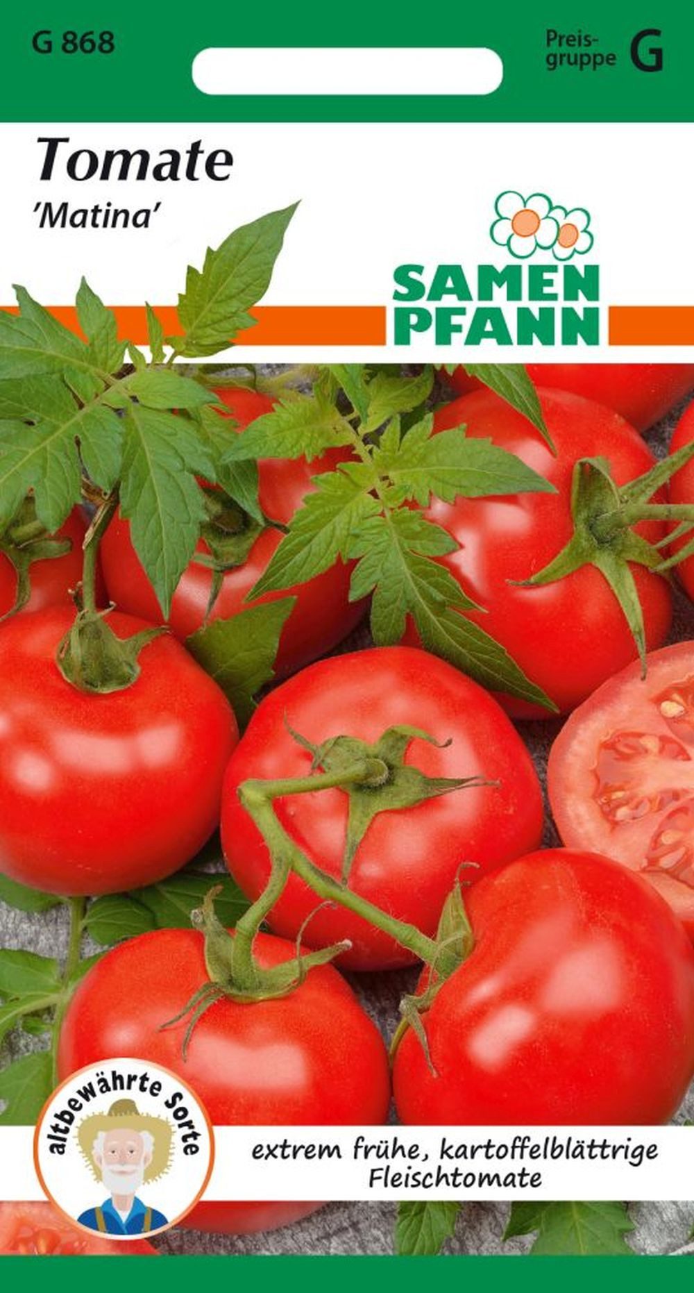 SAMEN PFANN Gemüsesamen Tomate, Matina - Saatgut Tomaten Samen, Solanum lyc günstig online kaufen