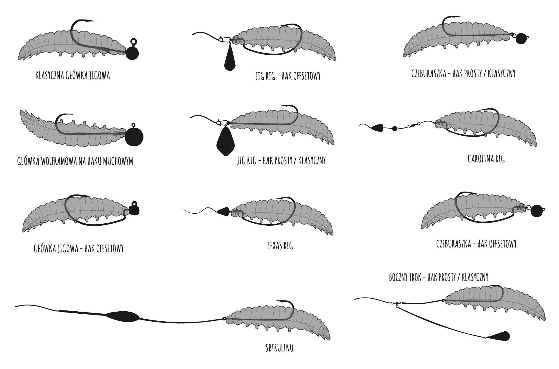 Libra Lures Kunstköder LIBRA LURES LARVA 35mm - Käse - Forelle Larve Angeln Gummi 12 St., (Spar-Set), Tolle Farbe und sehr Detailgetreu