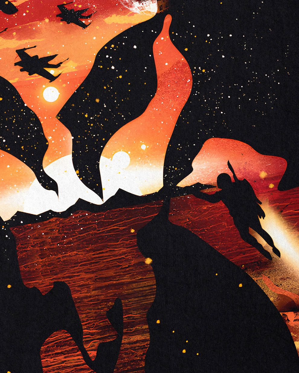 style3 T-Shirt Fett Crest yoda star the mandalorian wars günstig online kaufen