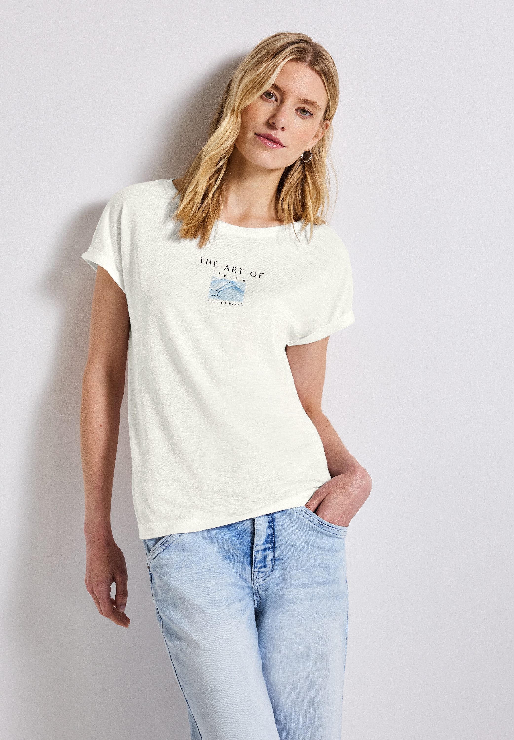 STREET ONE Shirttop mit Frontprint und günstig online kaufen