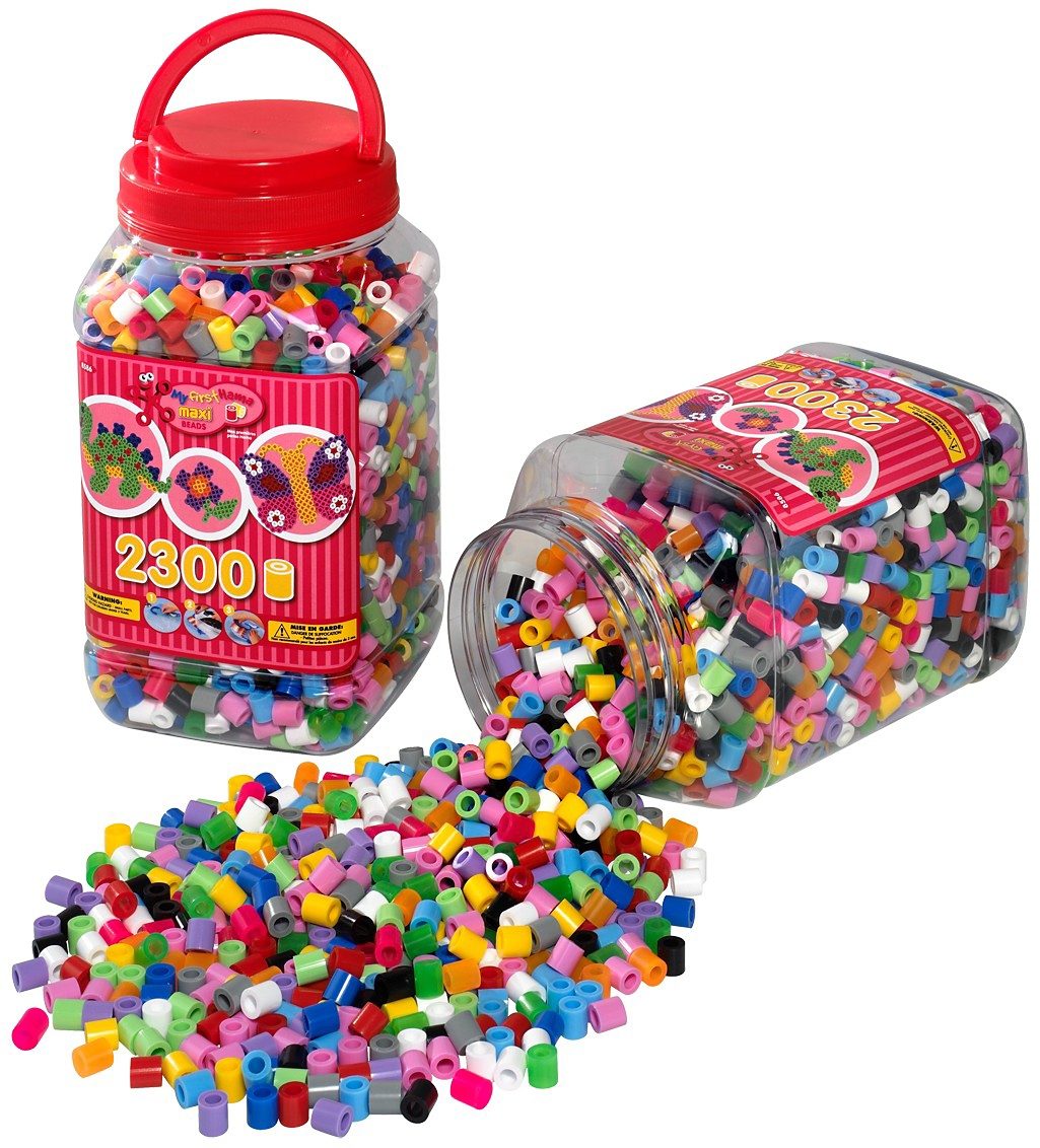 Hama Perlen HAMA 8586 maxi-Perlen-Eimer I, 2300 Perlen online kaufen | OTTO