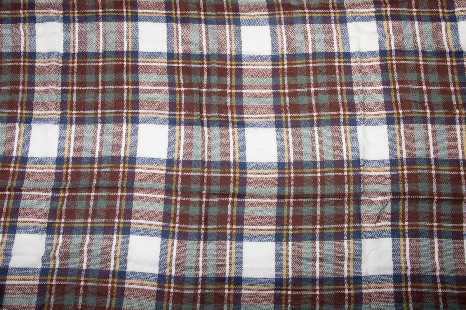 XXL schottischem styleBREAKER Muster Karo Weiß-Blau-Braun XXL-Schal, Deckenschal Tartan Plaid (1-St), mit