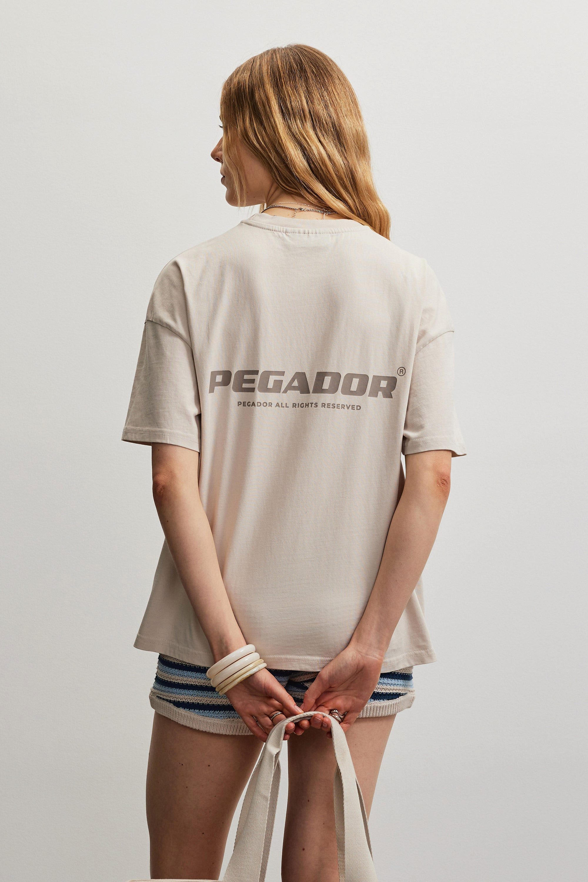 PEGADOR T-Shirt ARENDAL LOGO HEAVY OVERSIZED TEE