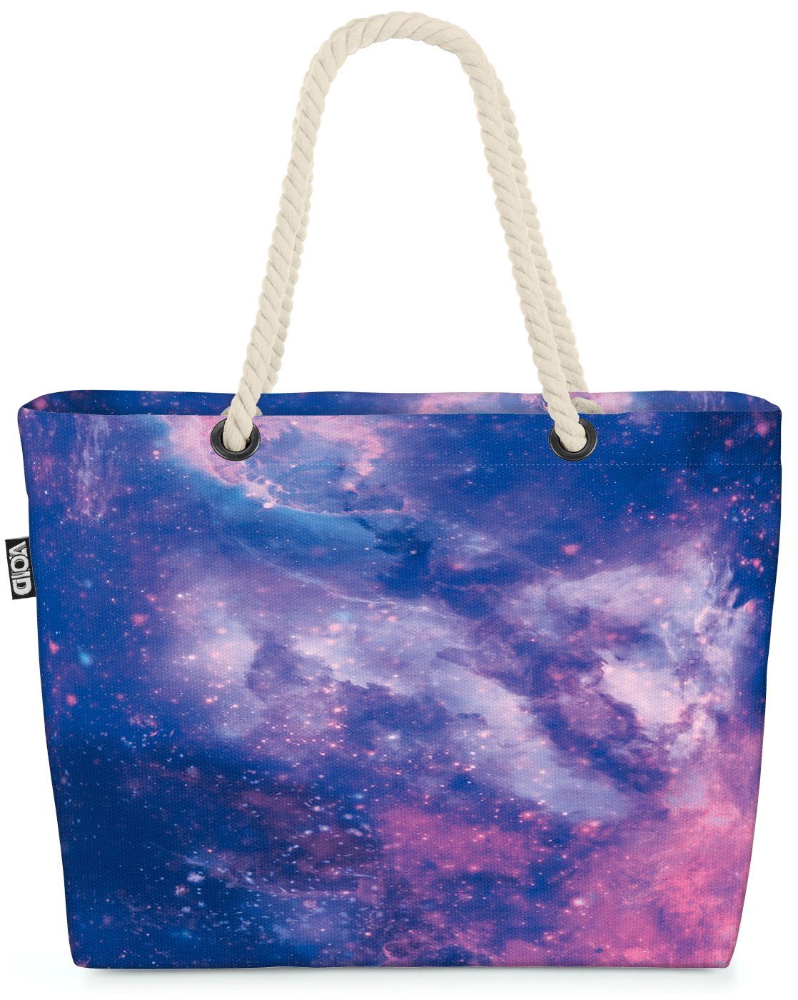 VOID Strandtasche (1-tlg), Weltall Space Weltraum Sternzeichen blau Bag Beach Astro Shopper