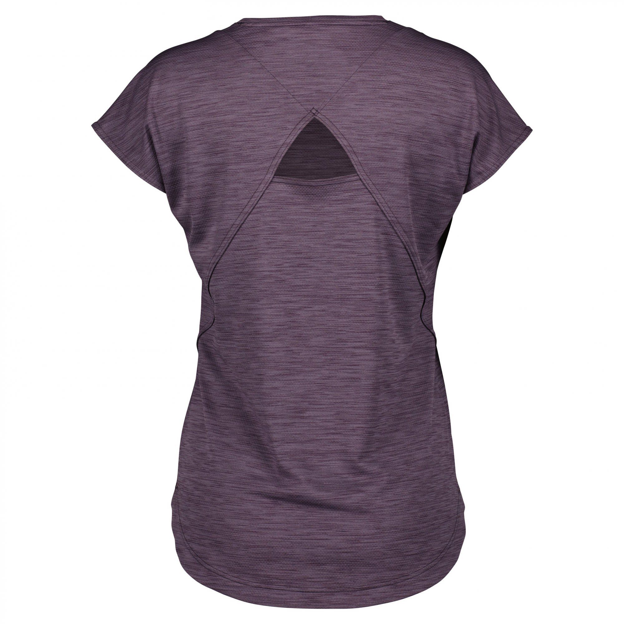 T-Shirt Defined Scott Scott Kurzarm-Shirt W Shirt Dark Damen S/sl Purple