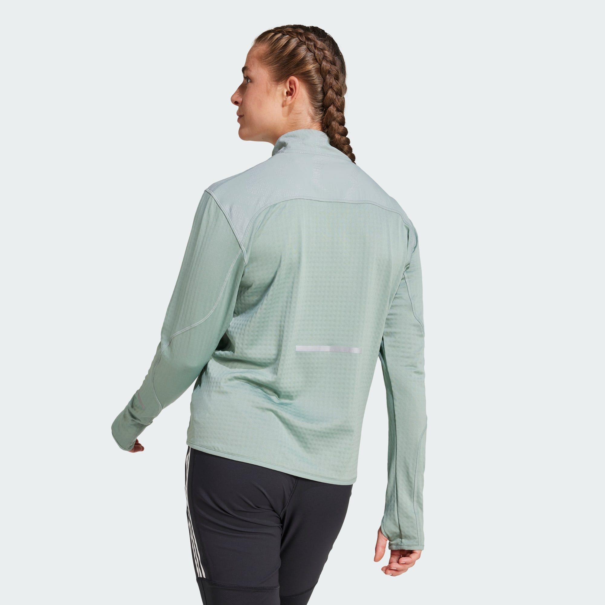 adidas Performance Trainingsjacke ULTIMATE HI VIS REFLECTIVE 1/2-ZIP OBERTEIL (1-St)