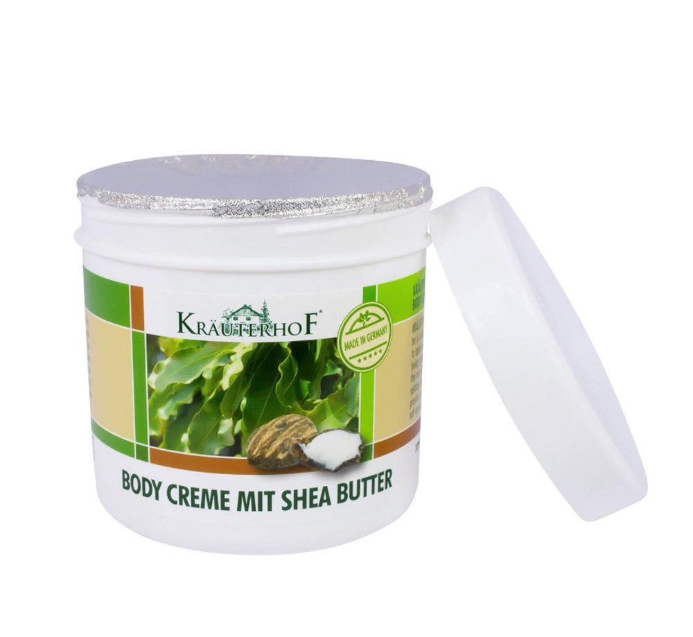 Kräuterhof Körpercreme KräuterhoF Body-Creme mit Shea Butter 250 ml Vielseitig einsetzbar, 1-tlg., Zieht schnell ein, angenehmer Duft