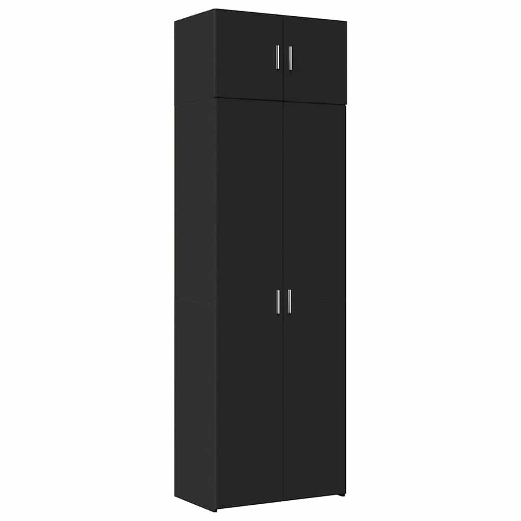 vidaXL Sideboard Hochschrank Schwarz 70x42,5x225 cm günstig online kaufen