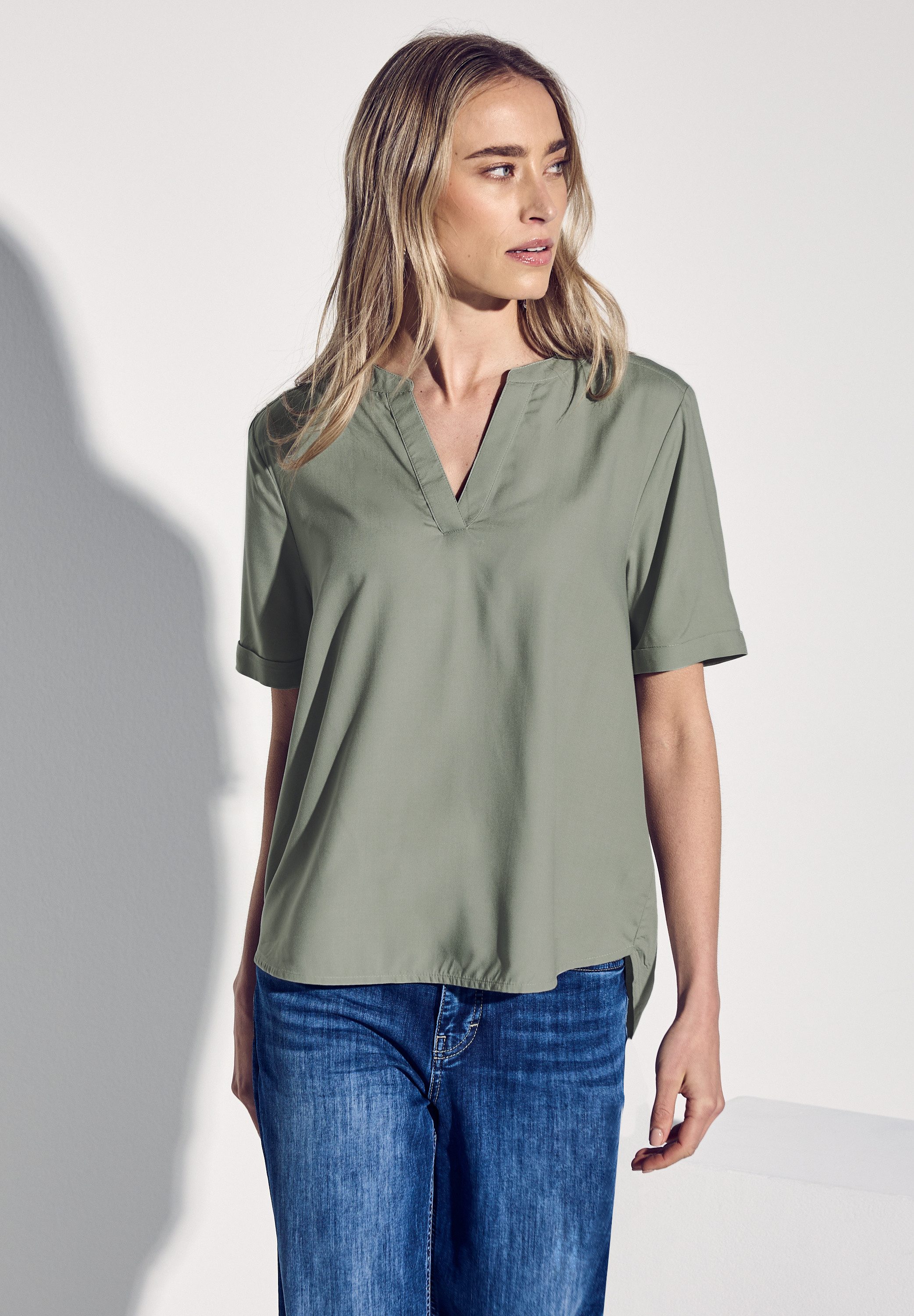 STREET ONE Shirtbluse aus softer Viskose günstig online kaufen