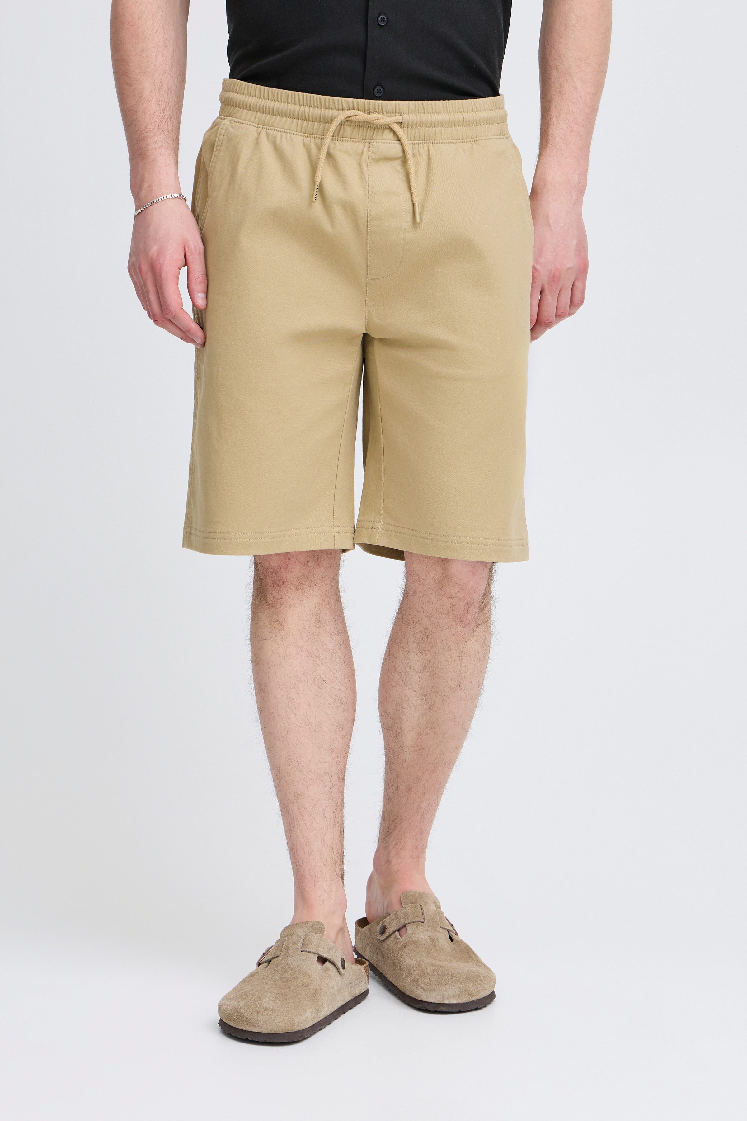 Blend Shorts BHMARCO REG PULL ON SHORTS aus Baumwollmischung, Regular Fit, pflegeleicht, elastisch