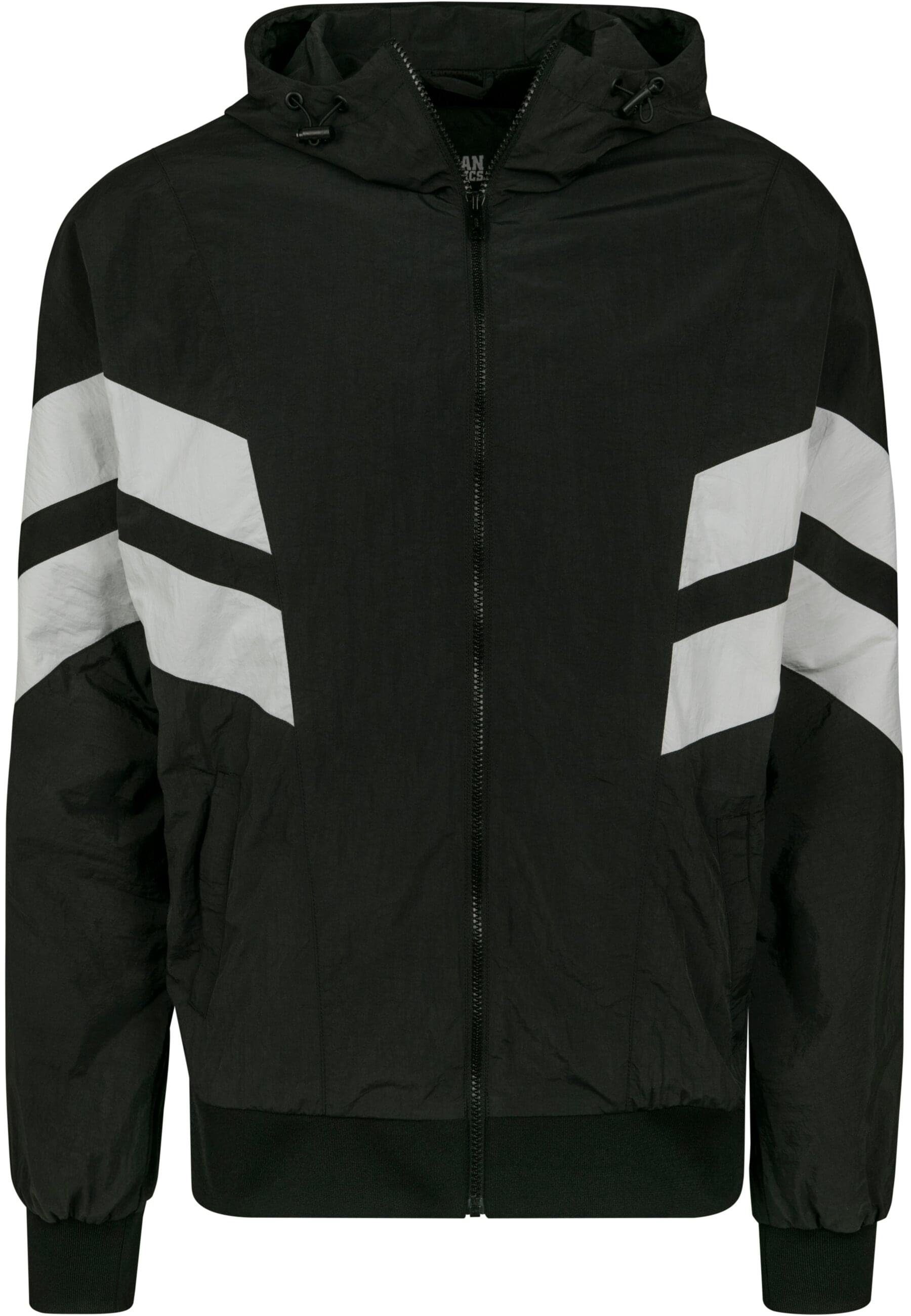 URBAN CLASSICS Allwetterjacke Urban Classics Herren Crinkle Panel Track Jacket (1-St)