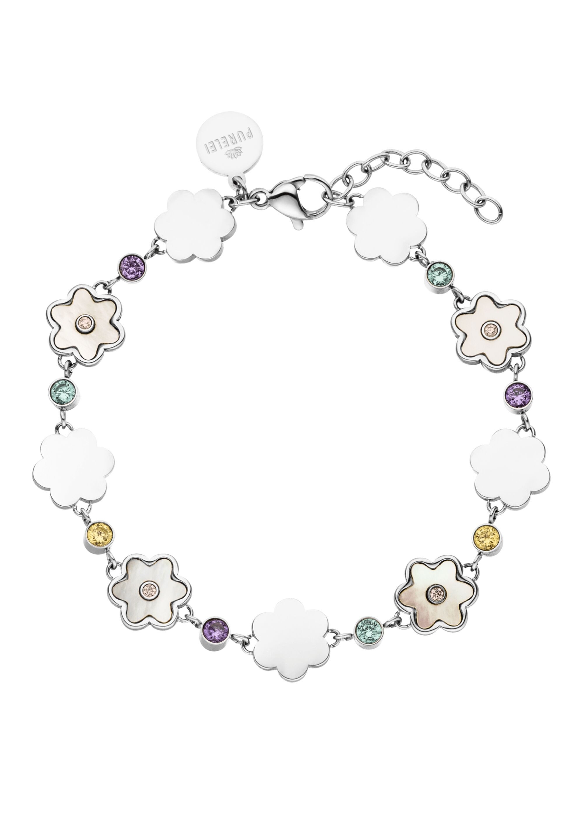 Purelei Edelstahlarmband Flowering, mit Blüten und günstig online kaufen