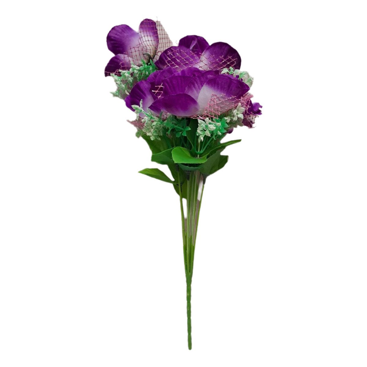 Kunstblume 10 Köpfe Künstliche Rosen Seiden Blumenstrauß Kunstblumen Pflanzen Hoc, emeco