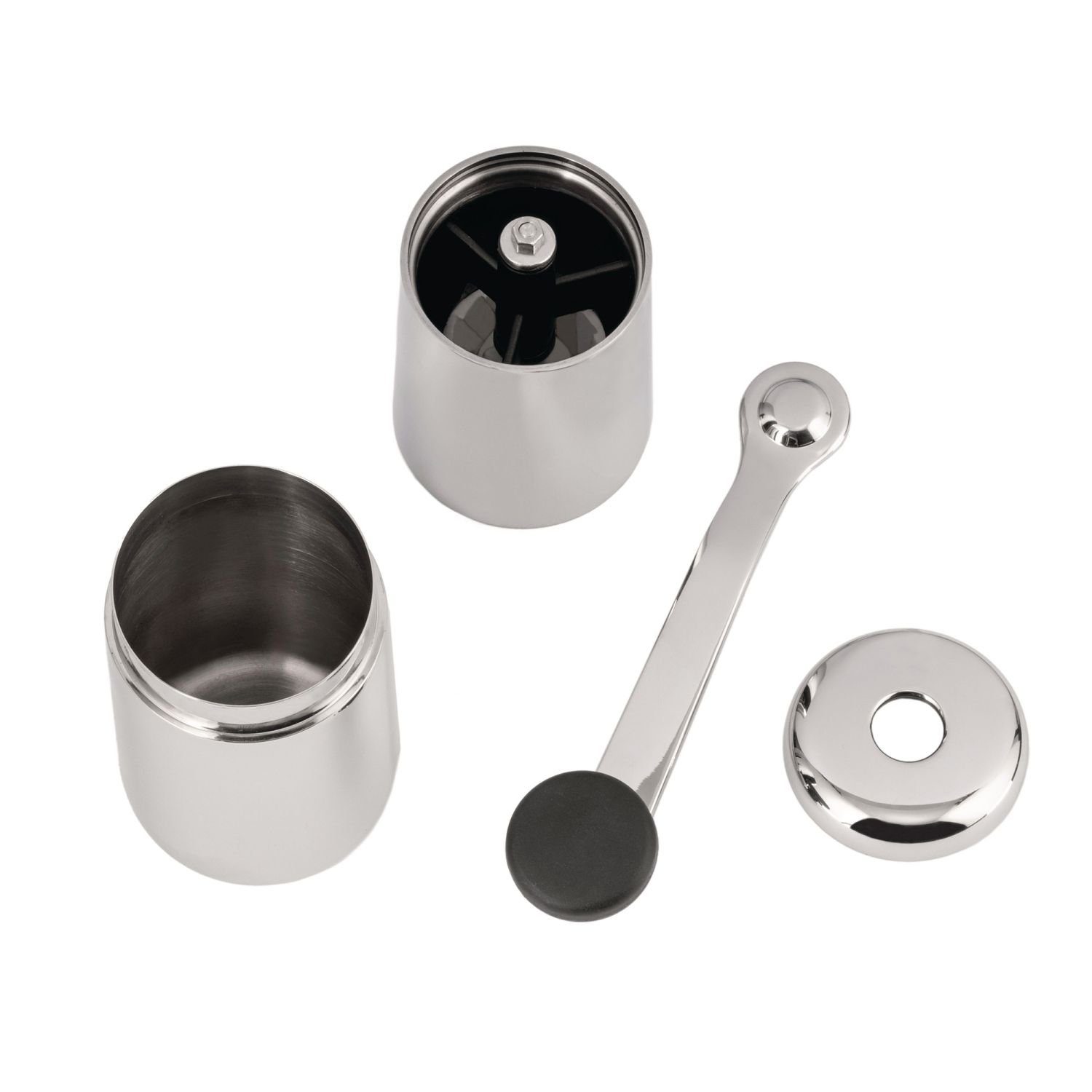 Alessi Kaffeemühle Slow Coffee, Keramikmahlwerk, 20 g Bohnenbehälter