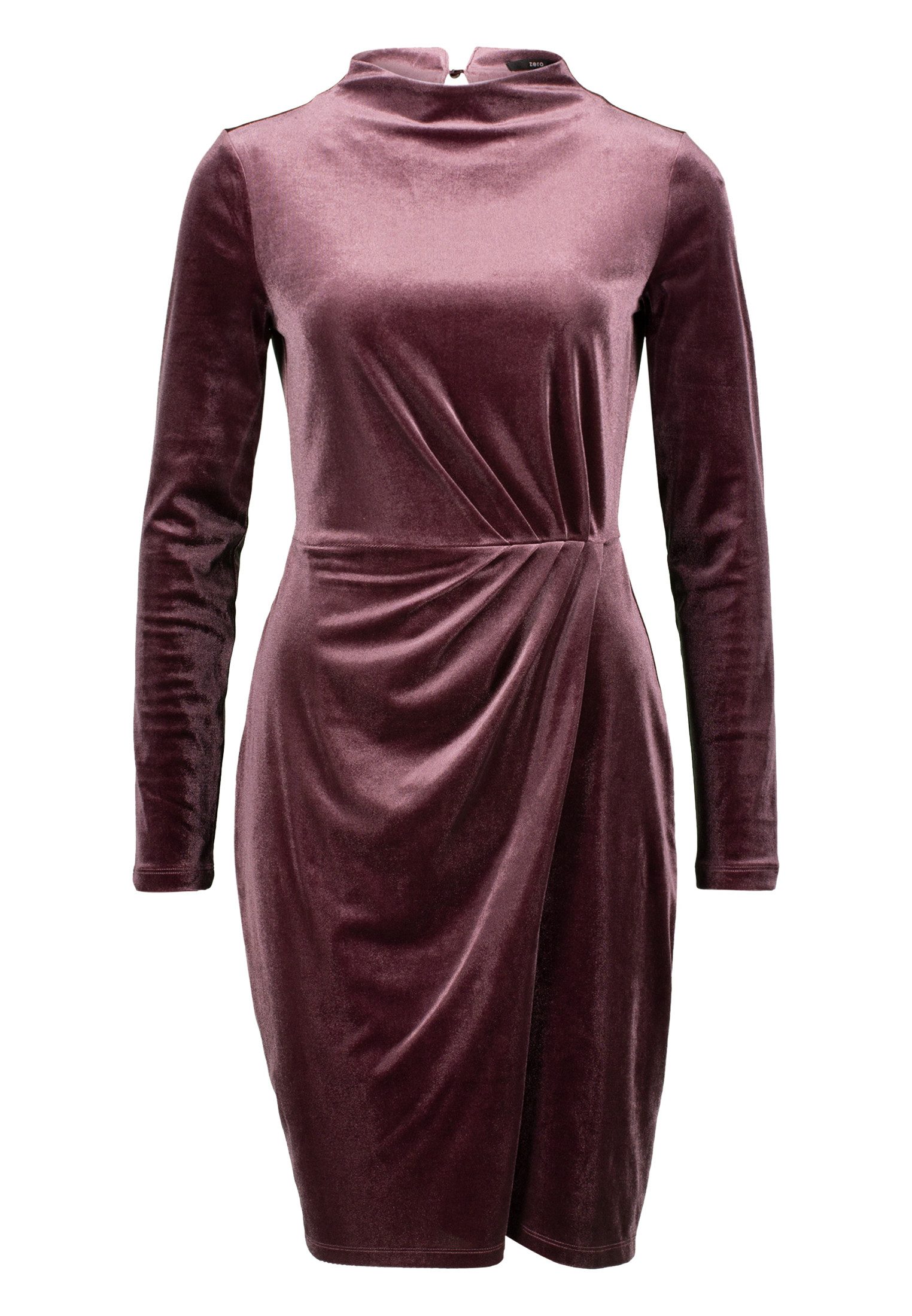 Zero Samtkleid Damen Samtkleid mit Raffungen günstig online kaufen