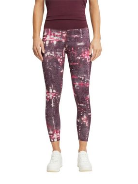 esprit sports 7/8-Hose Gemusterte Leggings mit E-Dry