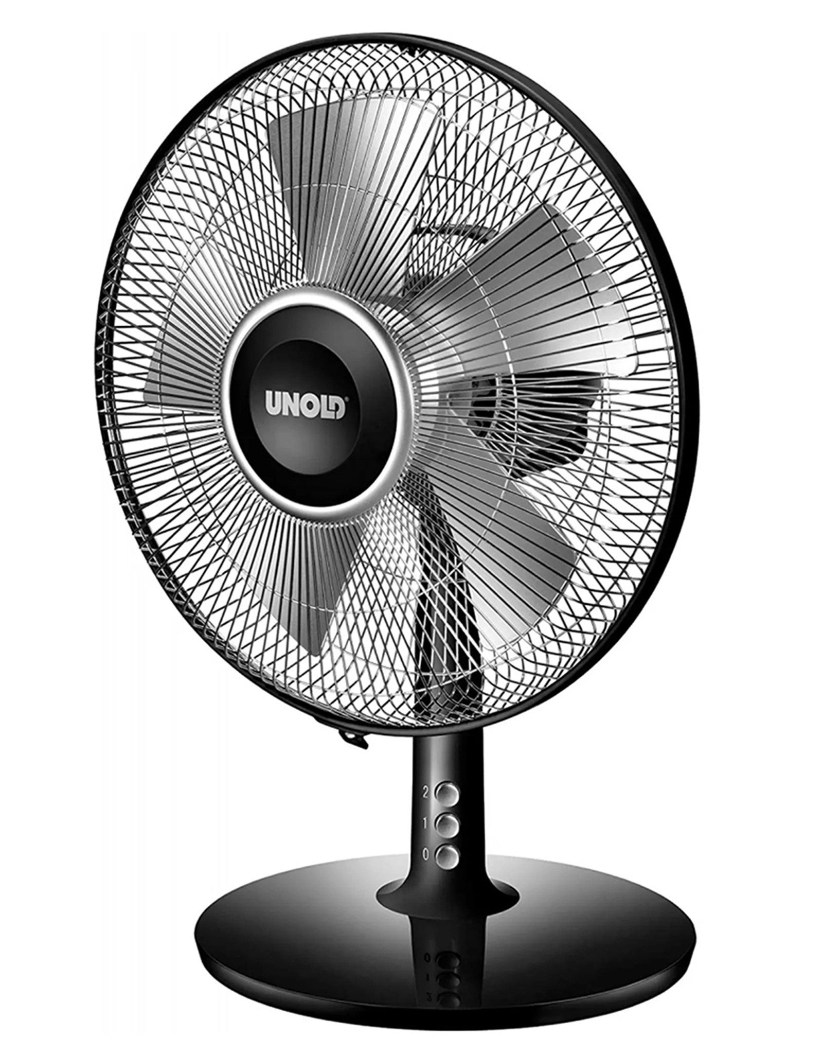 Unold Tischventilator UNOLD Tischventilator Silverline schwarz/silber günstig online kaufen