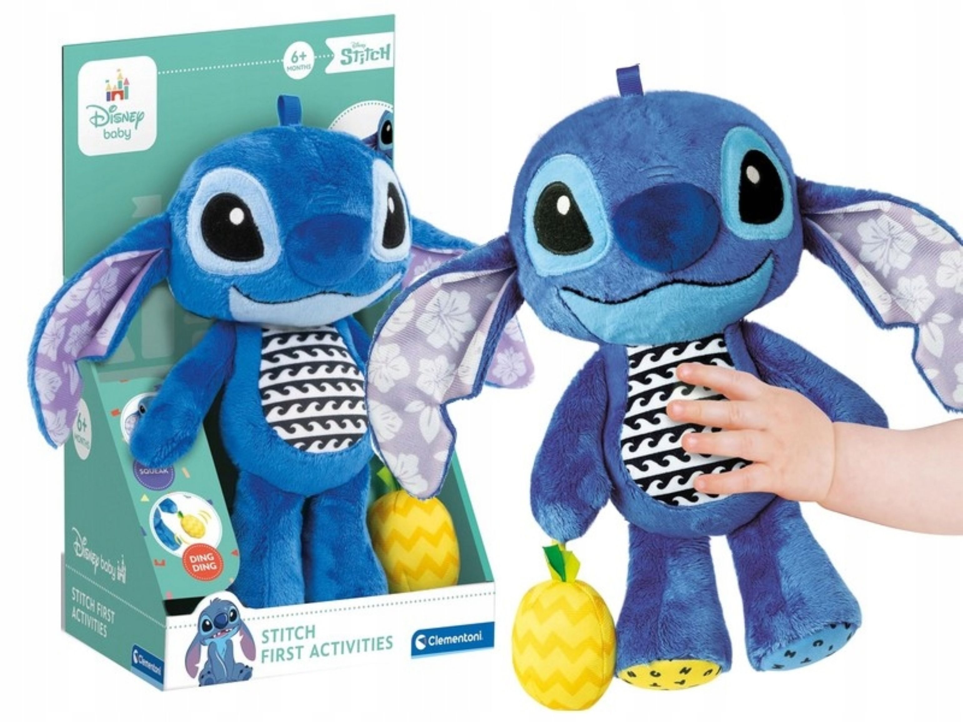 Stitch Badeplüschtier Disney Stitch Sensory-Spielzeug für Babys ab 6 Monaten (1-tlg)