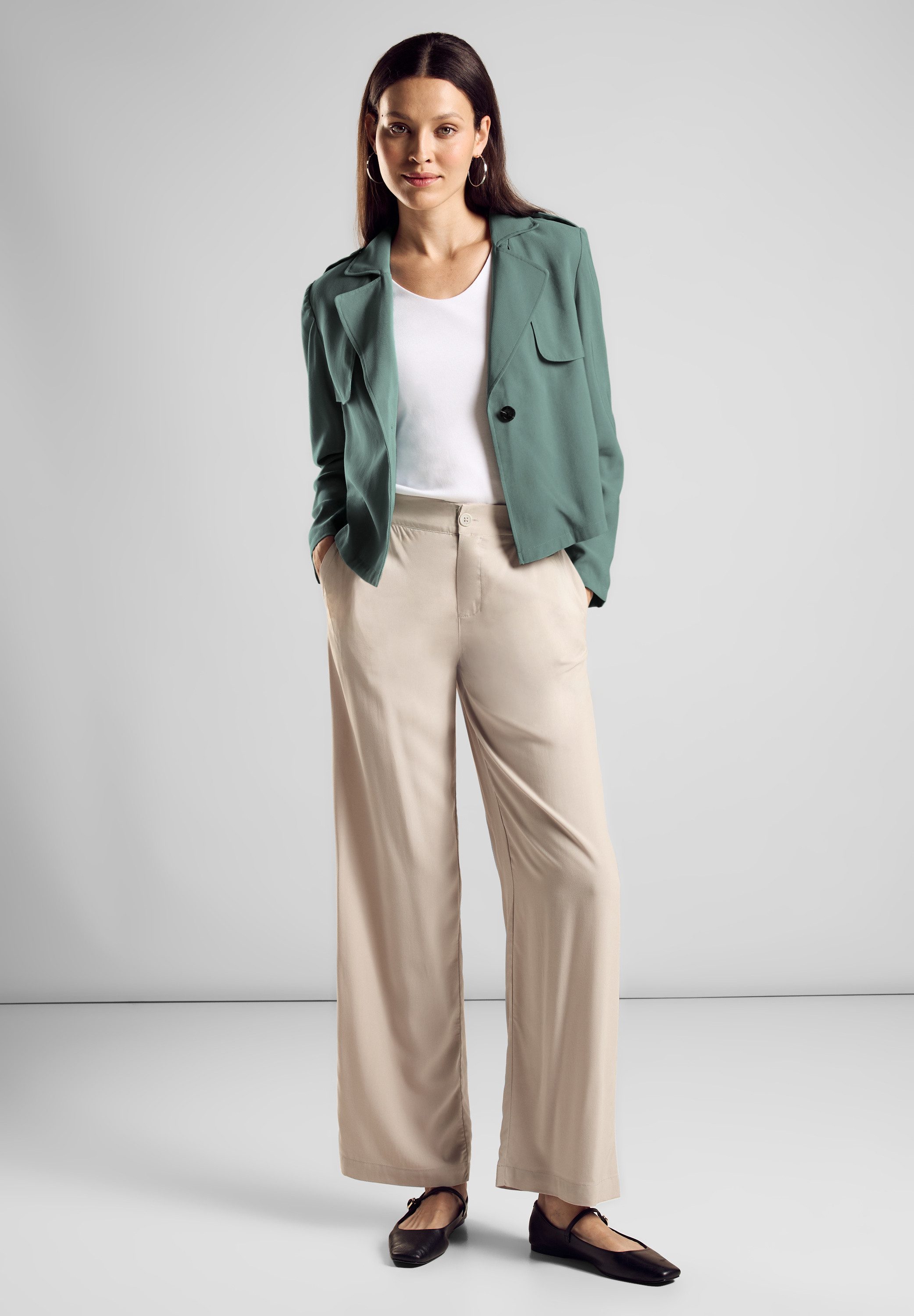 STREET ONE Kurzjacke mit Reverskragen