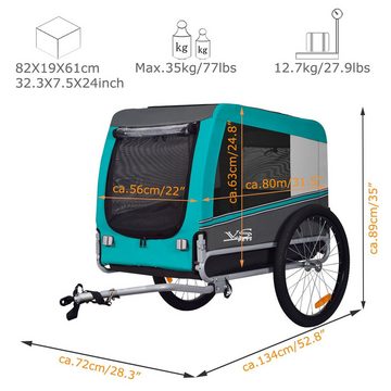 TIGGO Fahrradhundeanhänger TIGGO VS Pets Hundefahrradanhänger Hundeanhänger Fahrradanhänger