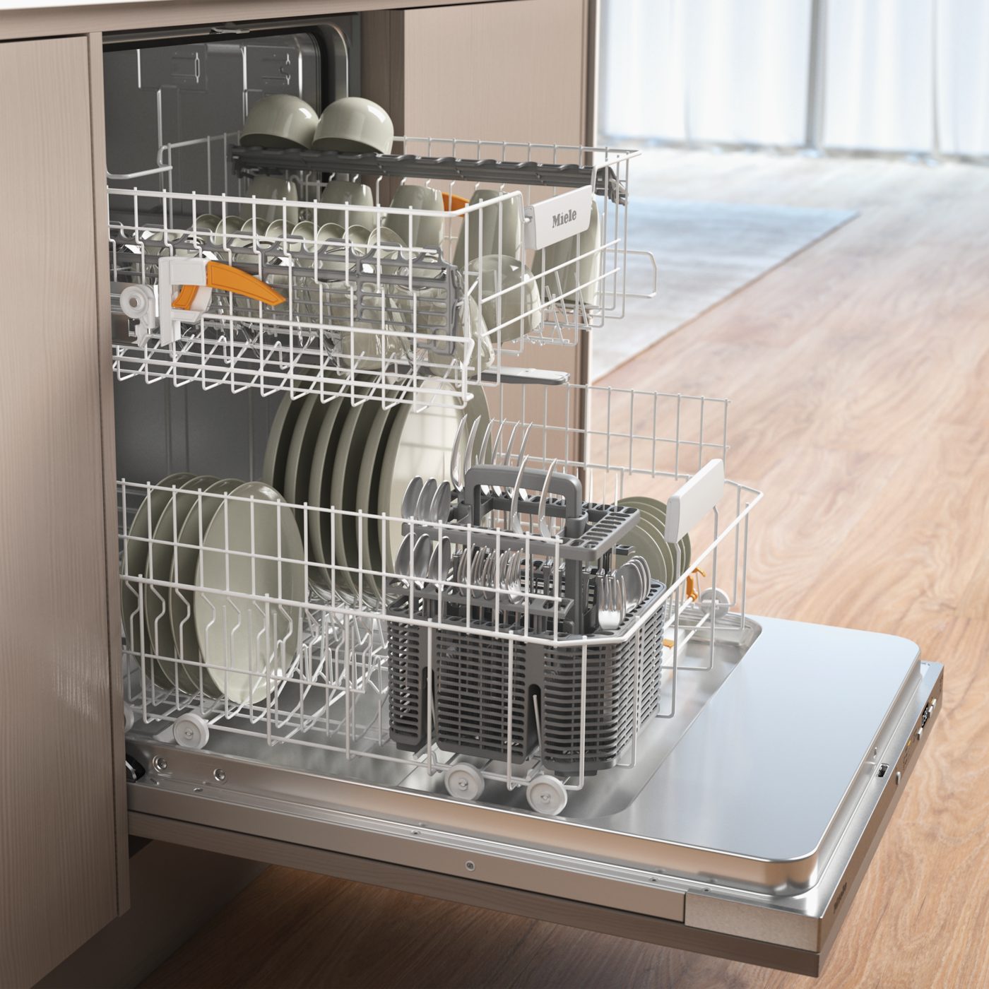 Miele vollintegrierbarer Geschirrspüler XXL G 5856 Vi XXL Active Plus, 13 Maßgedecke