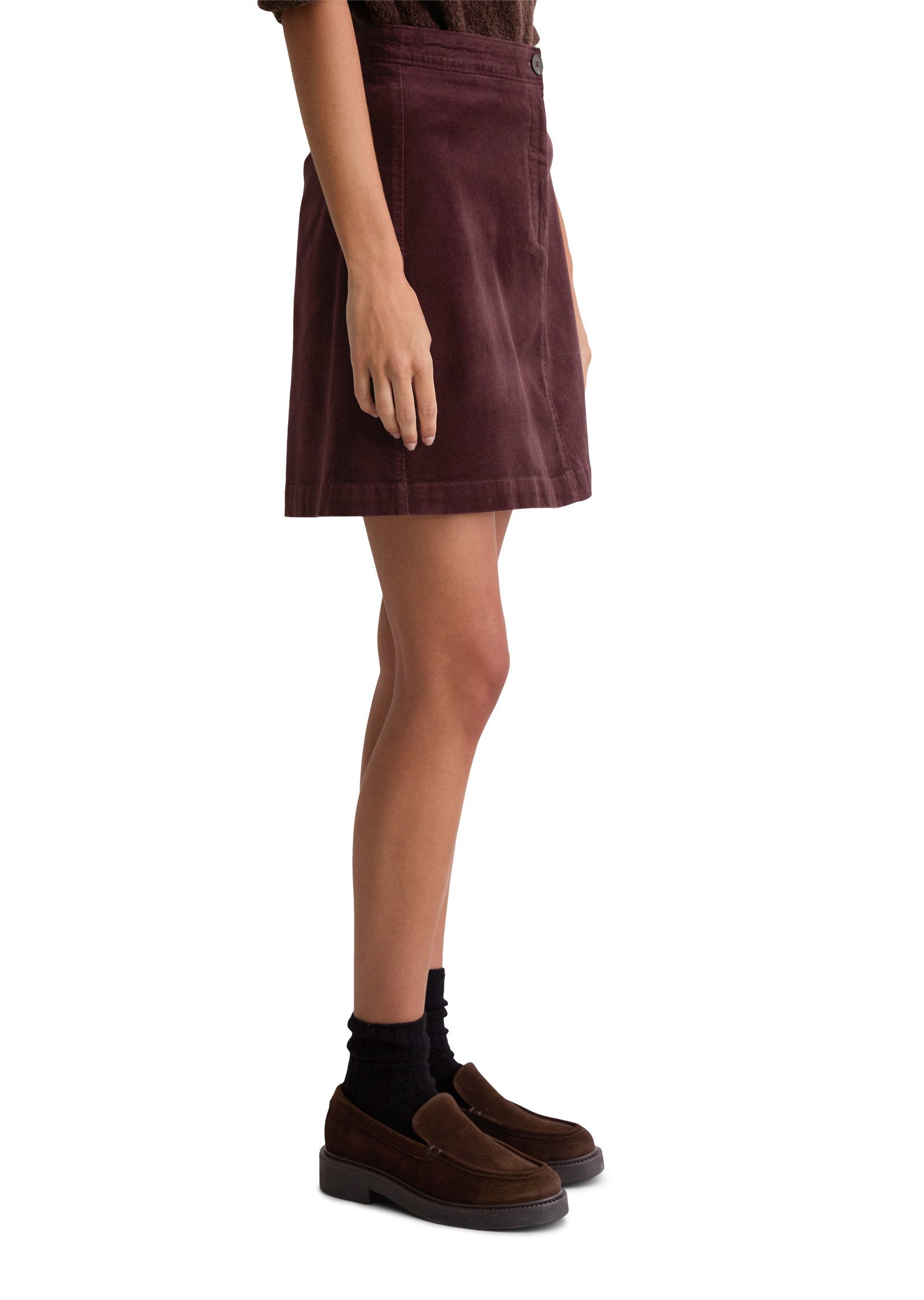 Marc O'Polo Webrock aus Organic-Cotton-Viskose-Stretch günstig online kaufen