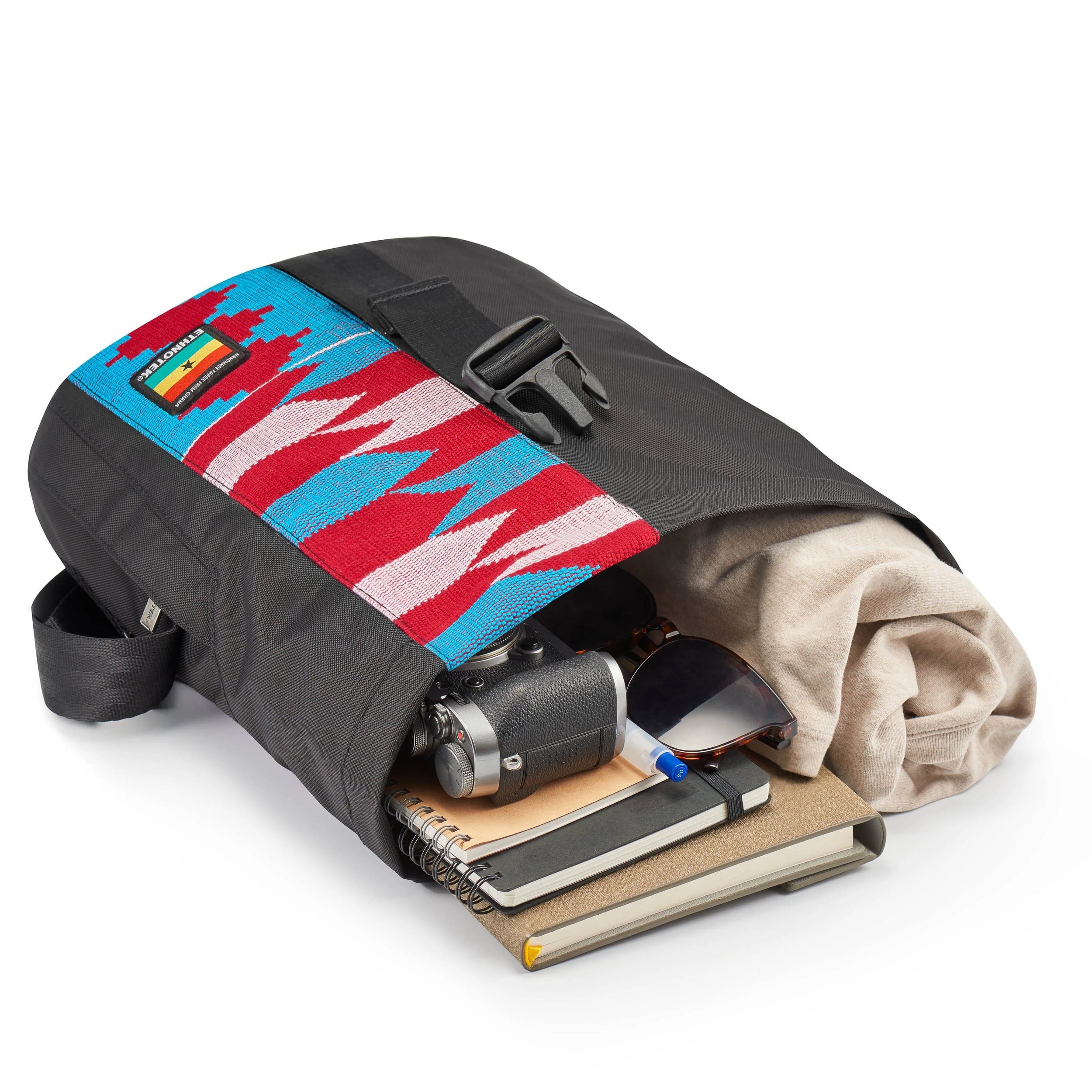 Ethnotek Messenger Bag Cyclo Sling Umhängetasche, Kunsthandwerker Stoff