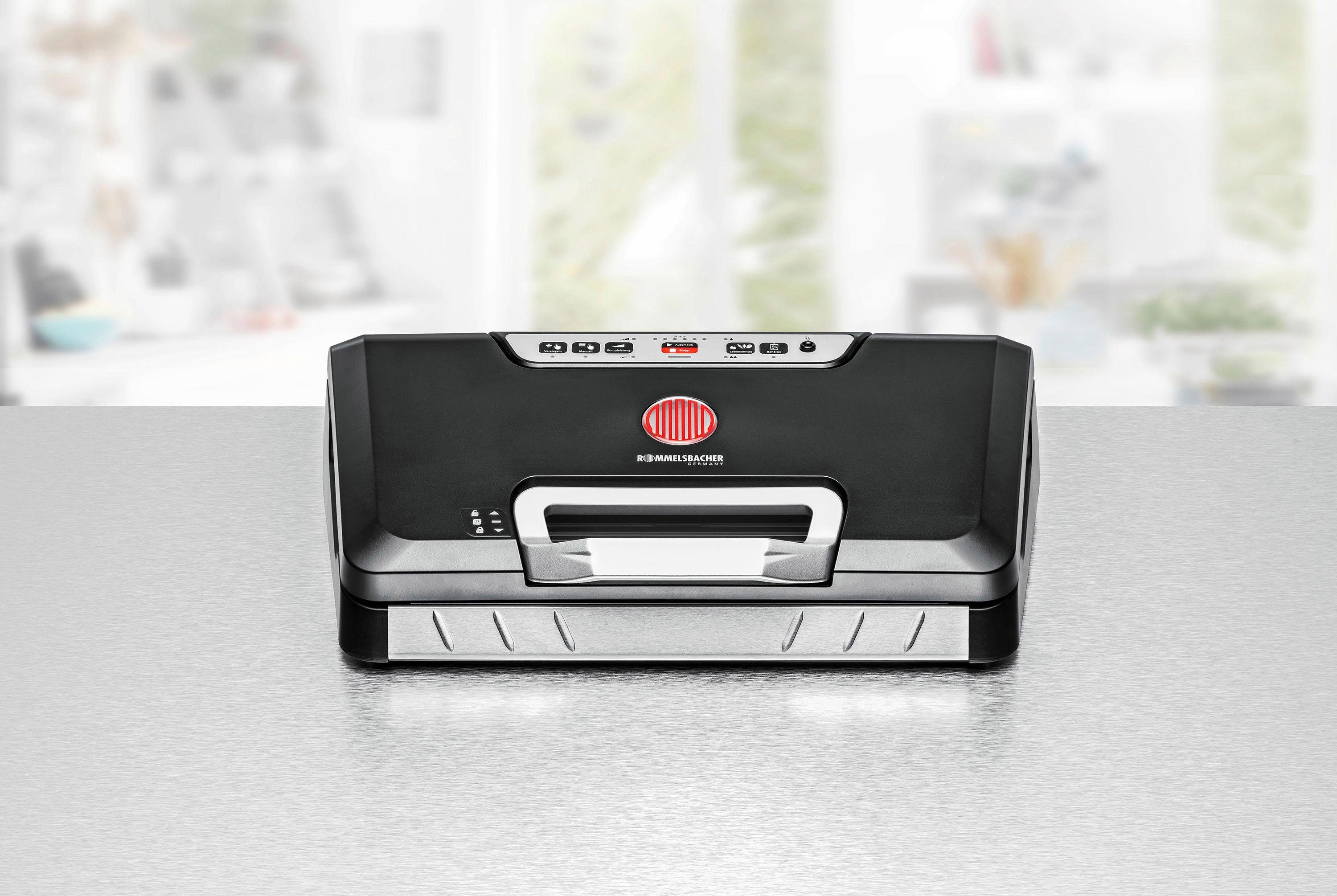 Rommelsbacher Vakuumierer VAC 485, Rollenbreite 30 cm, 140W, Einhand-Bedienung