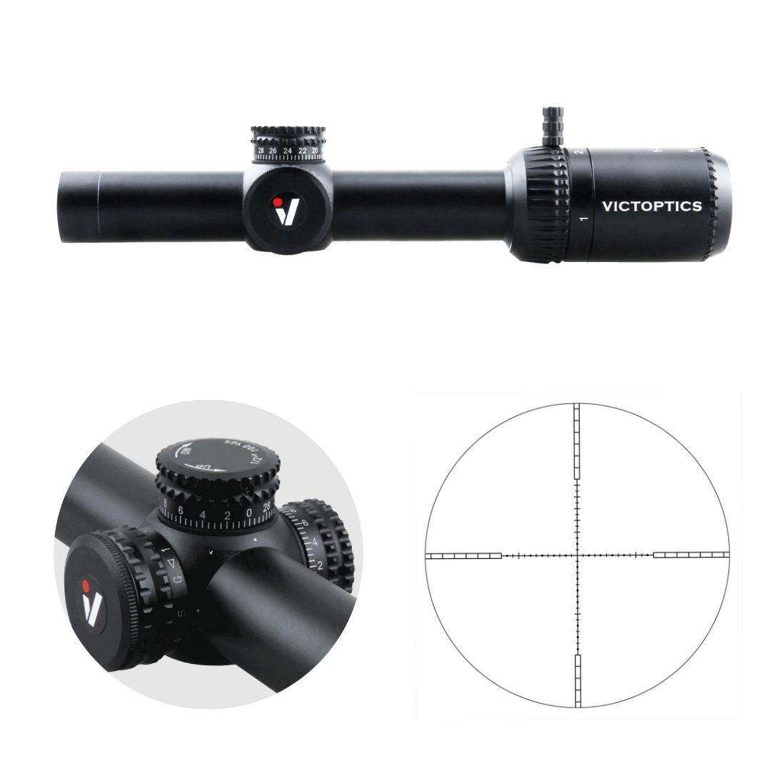 Vector Optics Victoptics OPSL21 X4 1-4x20IR Zielfernrohr (Ideal für Jagd, Sport und Airsoft)