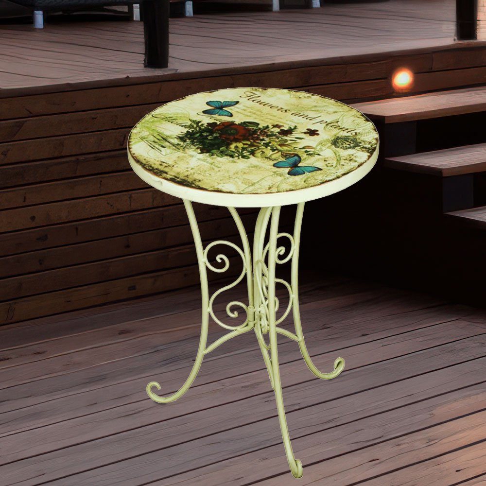 Harms Import Gartentisch, Kleiner Gartentisch Retro günstig online kaufen