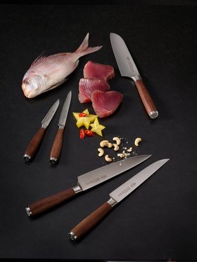 RÖSLE Santokumesser Masterclass, für Fleisch, Fisch und Gemüse, Made in Solingen, Klingenspezialstahl