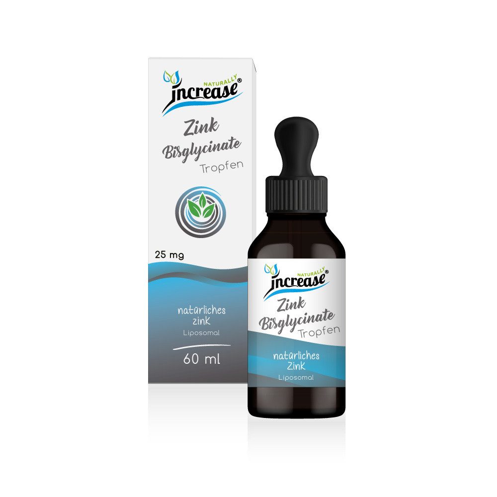 Liposomales Zink Bisglycinat - 25 mg Zink Bisglycinat pro Tag Tropfen