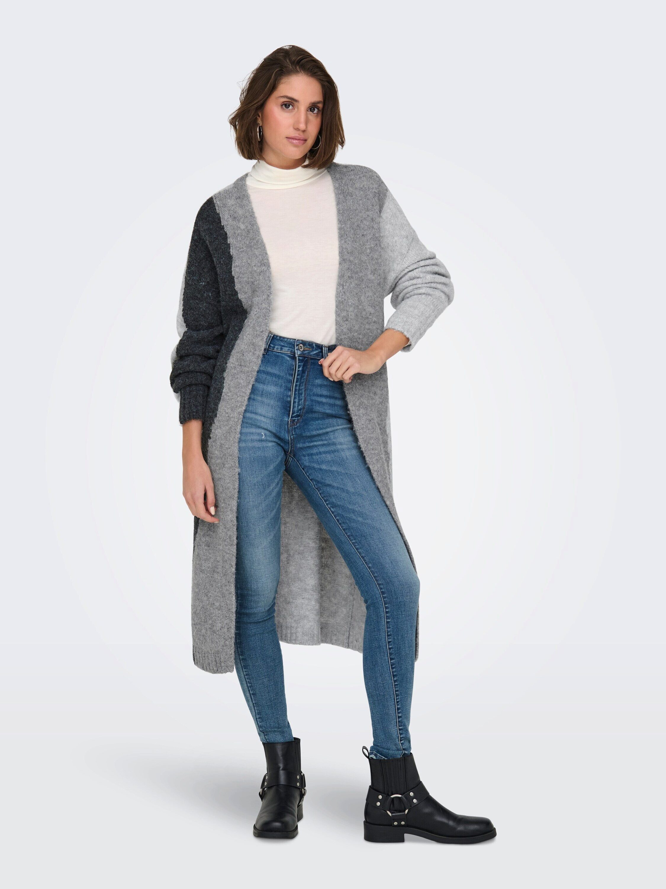 ONLY Strickjacke ONLGro (1-tlg) Plain/ohne Details günstig online kaufen