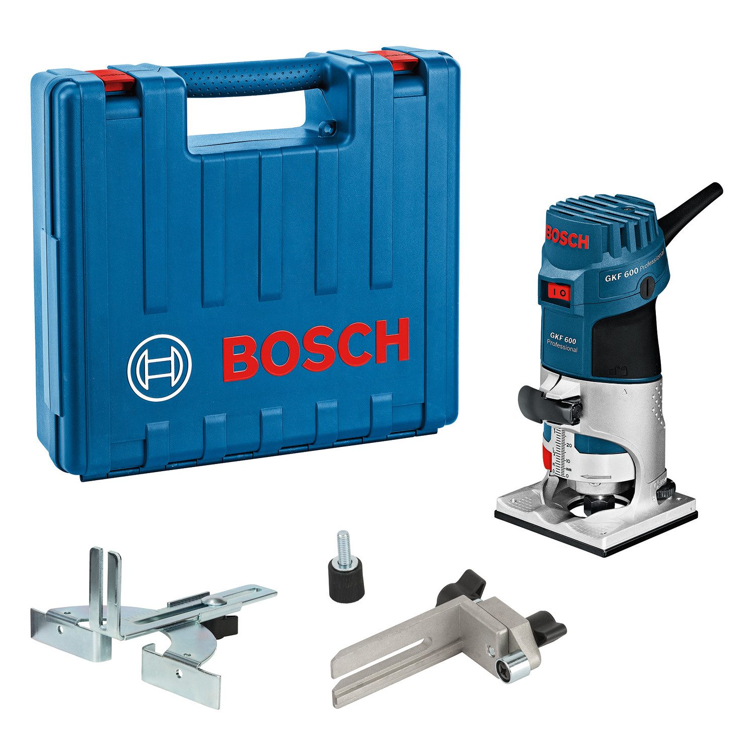 Bosch Professional Kantenfräser »GKF 600«, mit Handwerkerkoffer, 600W günstig online kaufen