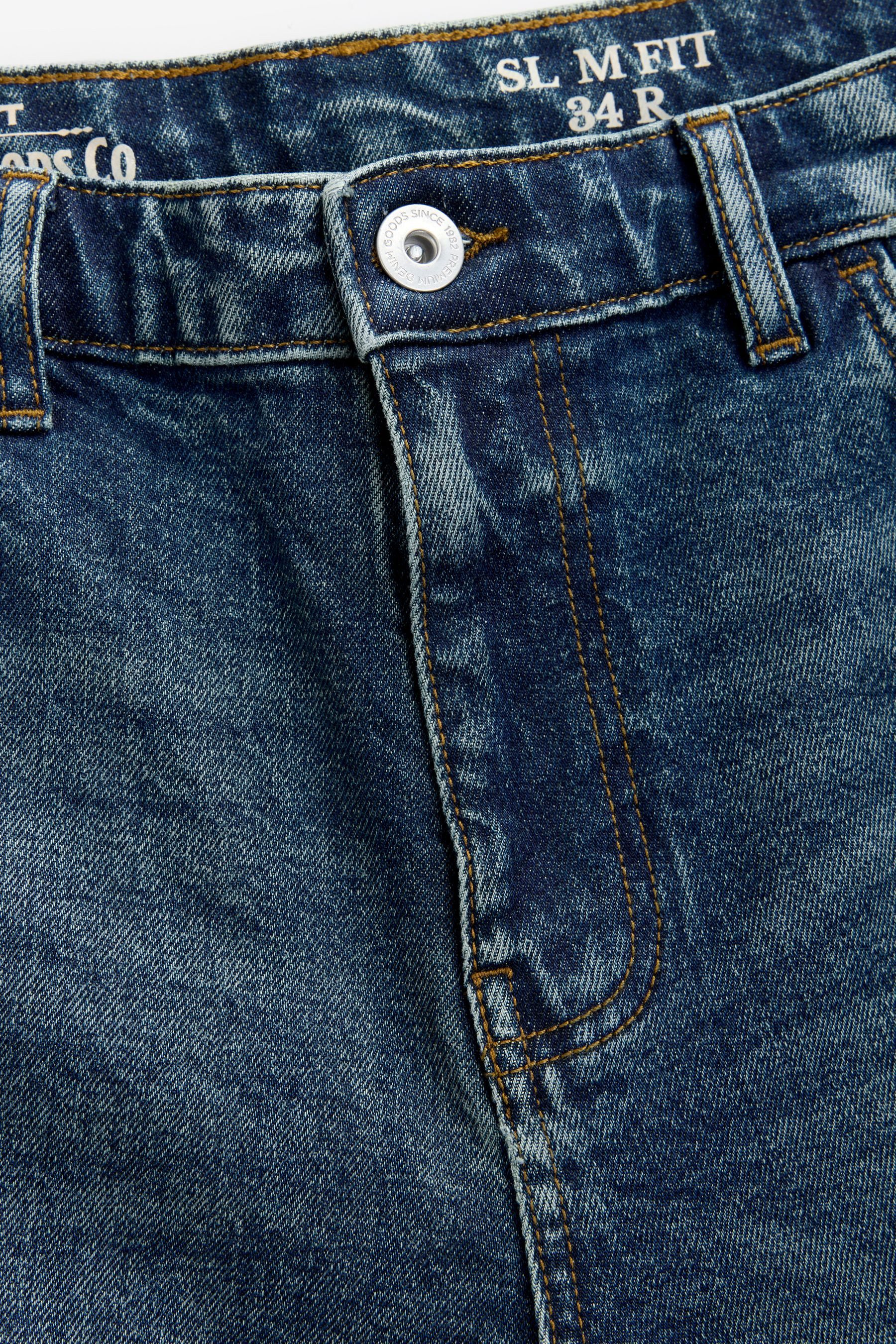 Next Slim-fit-Jeans Authentische Slim Fit Stretchjeans im Vintage-Look (1-tlg)