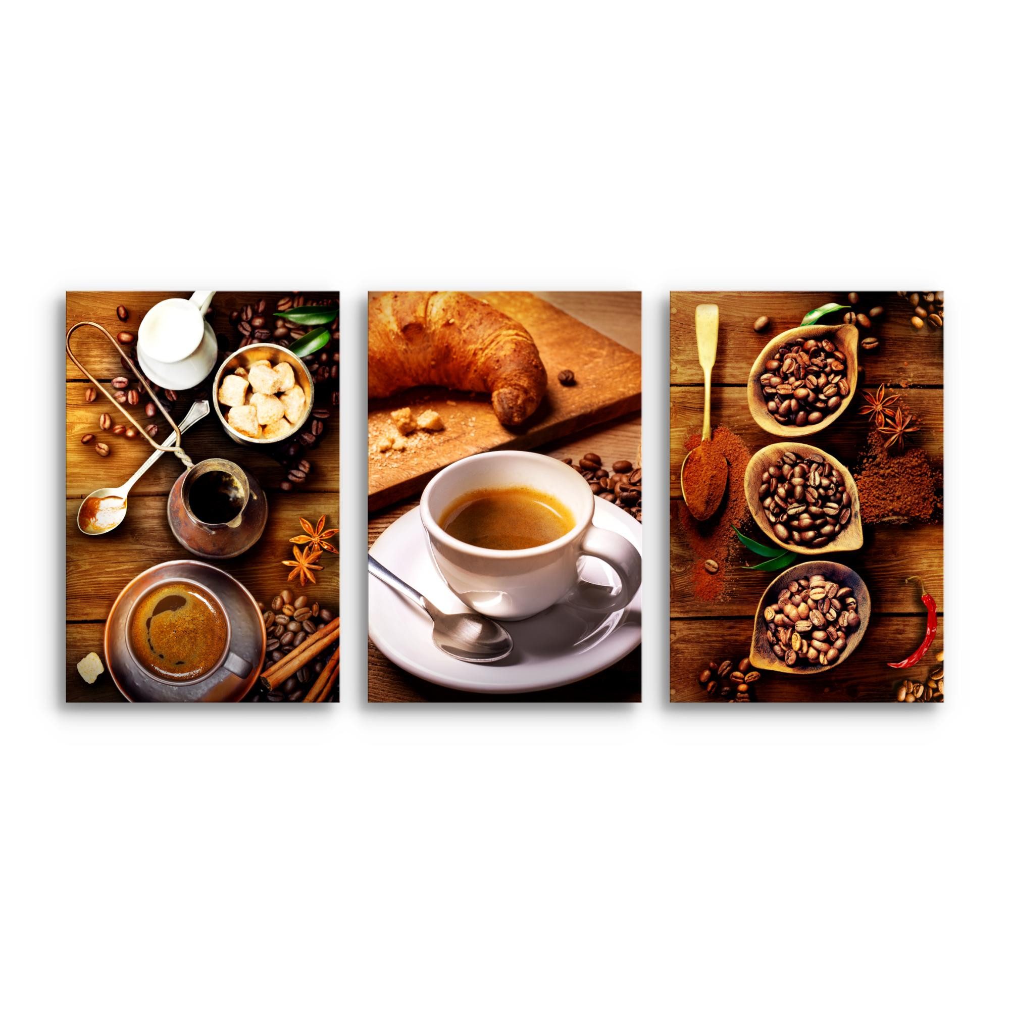 Novart Wandbild Küche Esszimmer Kaffee Braun günstig online kaufen