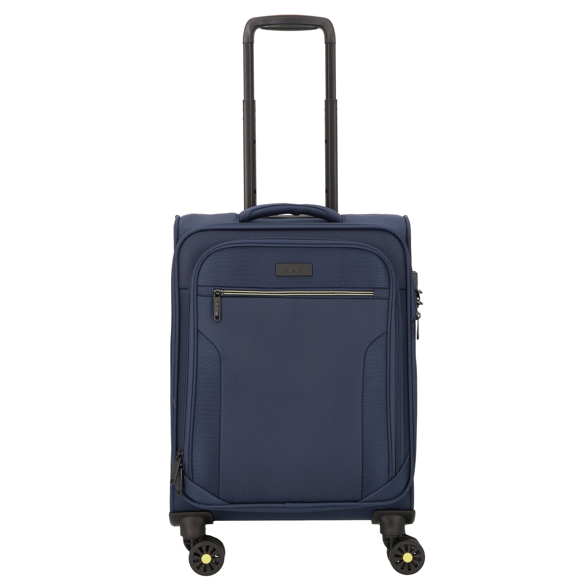 D&N Handgepäck-Trolley Travel Line, 4 Rollen, Nylon