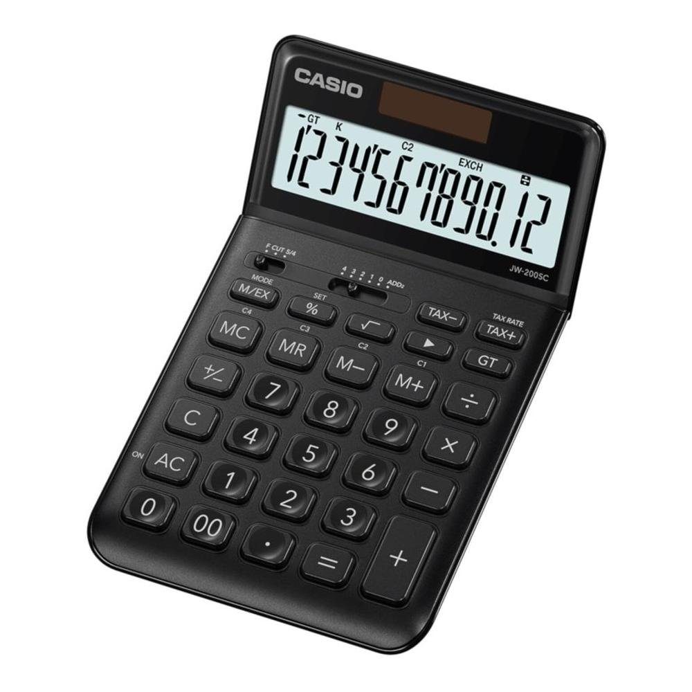schwarz Taschenrechner CASIO - JW-200SC-BK Taschenrechner/Tischrechner