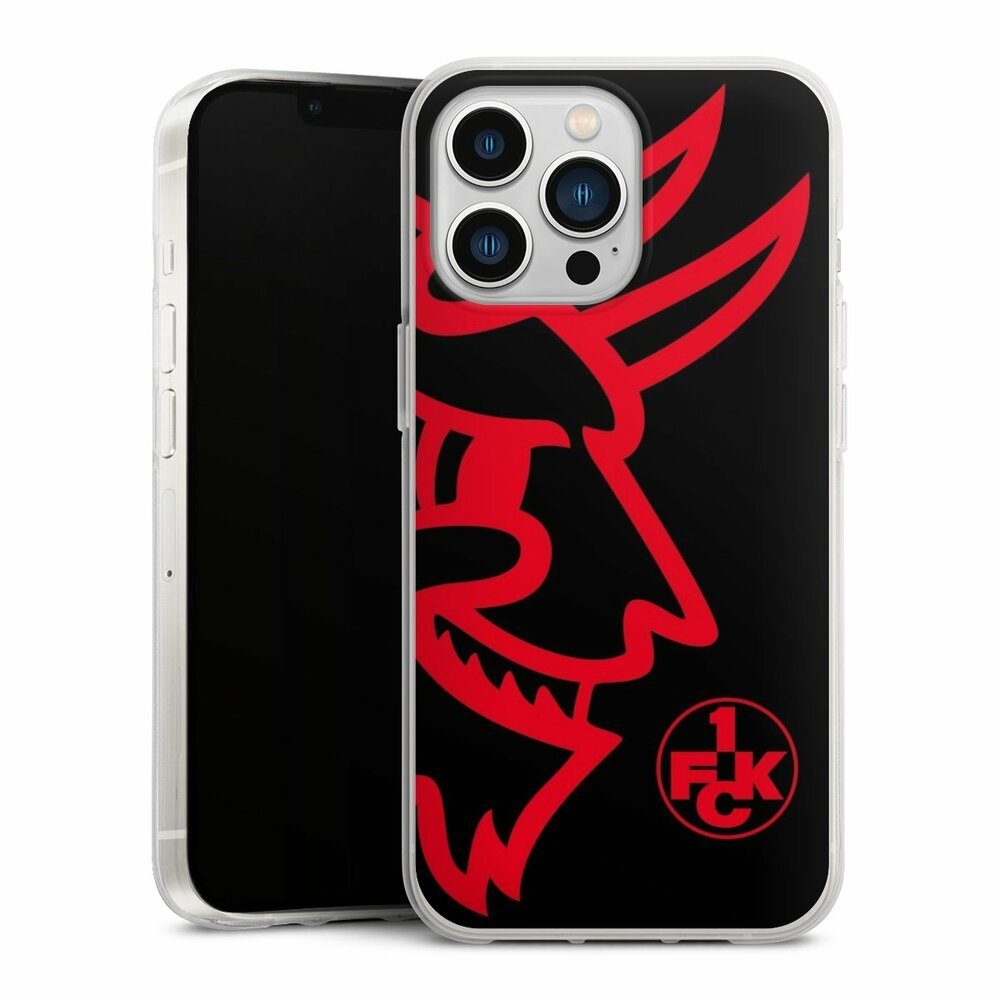 DeinDesign Handyhülle Offizielles Lizenzprodukt 1.FCK Dauerkarte, Apple iPhone 13 Pro Silikon Hülle Bumper Case Handy Schutzhülle