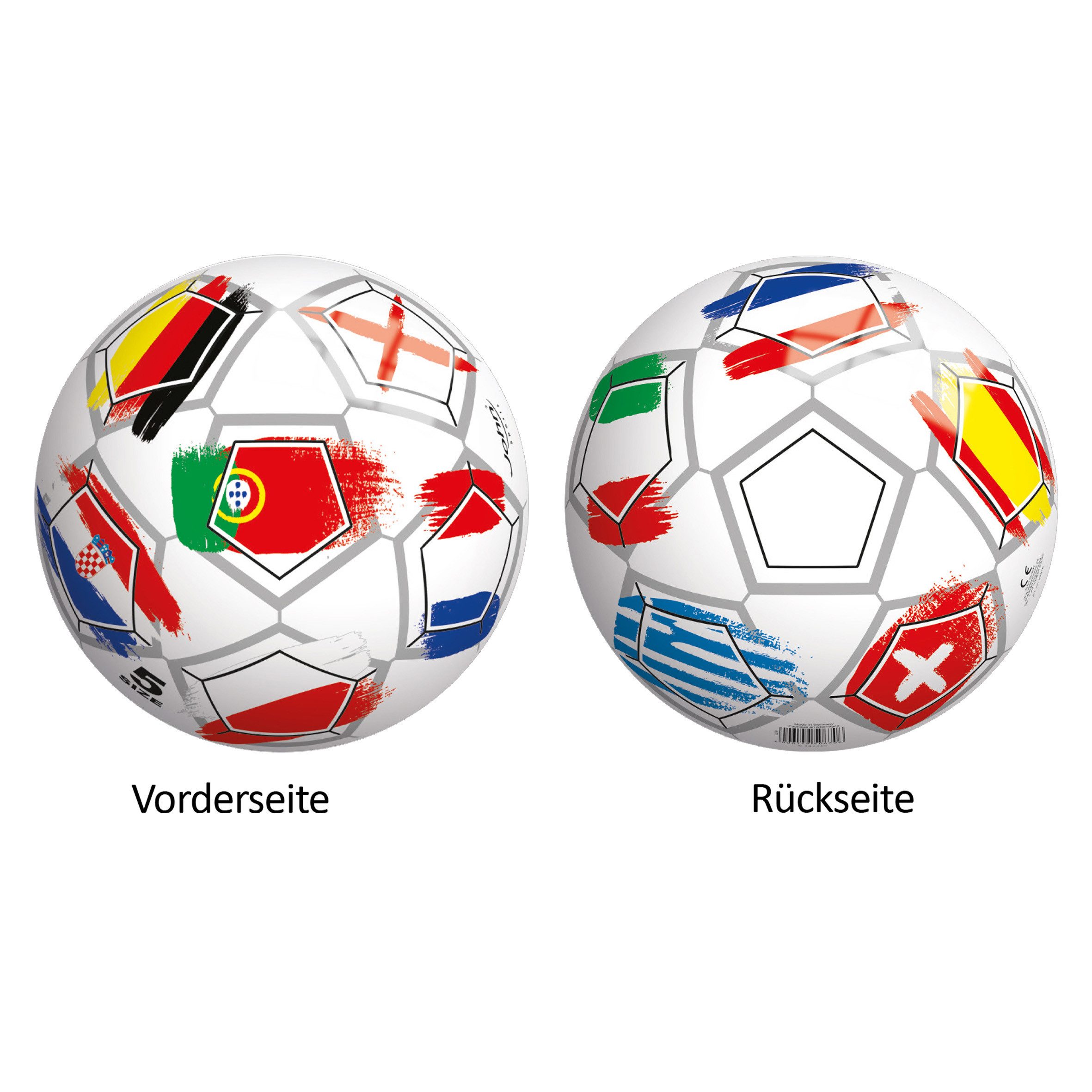 Spielball John Fußball Flags Ø23cm