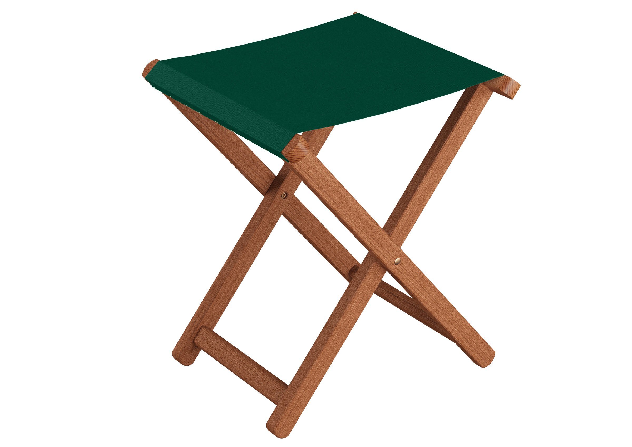 ERST-HOLZ Gartenliege Gartenhocker Klappbar X-Stuhl Dunkel günstig online kaufen
