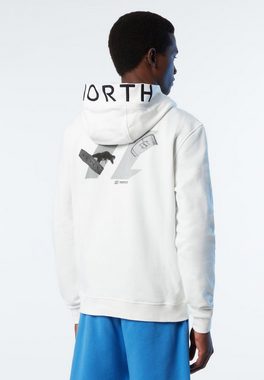 North Sails Kapuzensweatshirt Hoodie with embroidered hood mit Kapuze