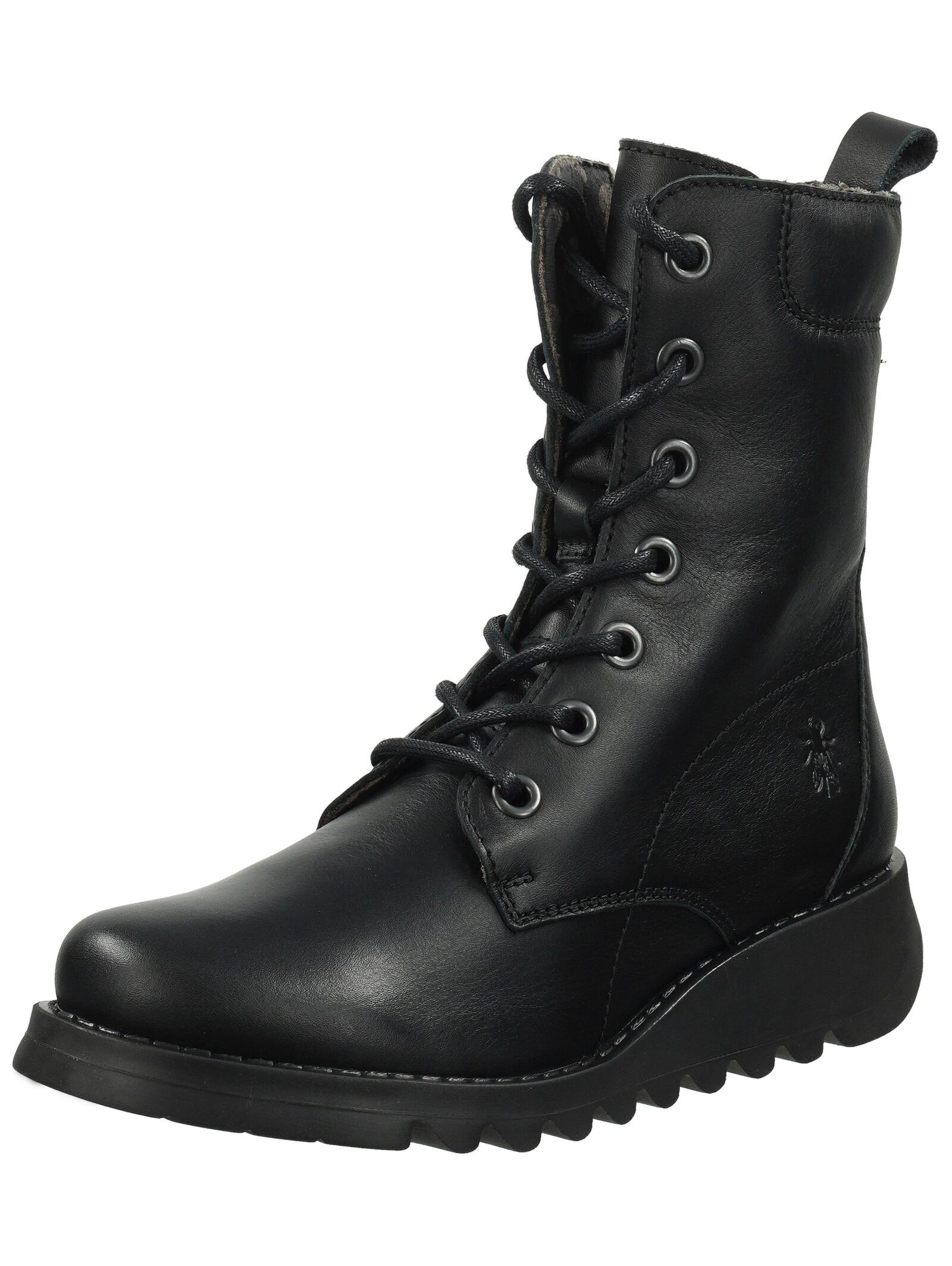 Fly London Stiefelette Lederimitat Schnürstiefelette