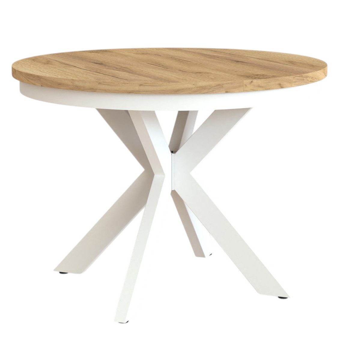 Compleo Esstisch modern, Metallbeine, Runder Esszimmertisch günstig online kaufen