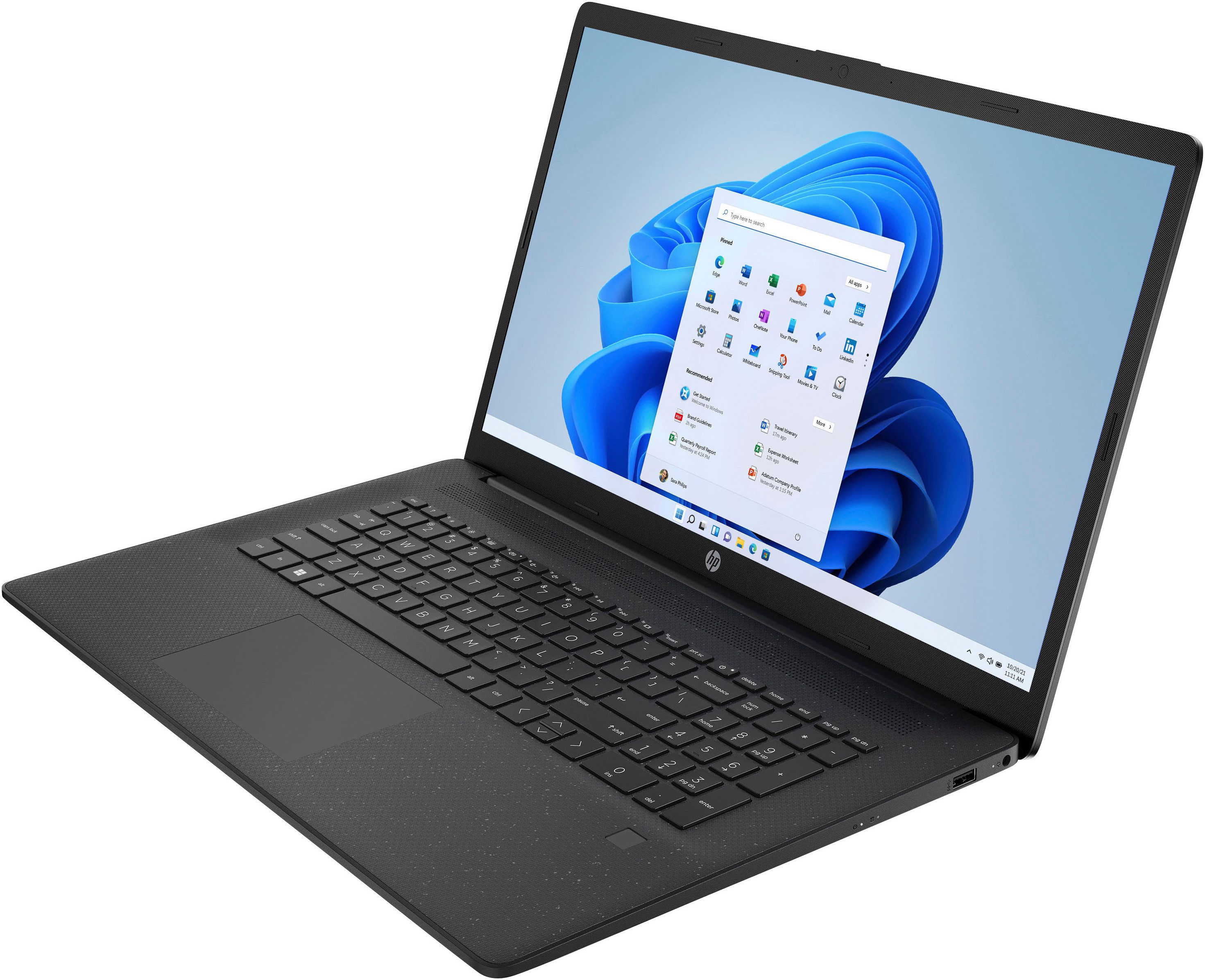 HP 17-cp AMD Notebook (43,9 cm/17,3 Zoll, AMD Ryzen 5 7520U, Radeon Graphics, 16 GB, 512 GB SSD)