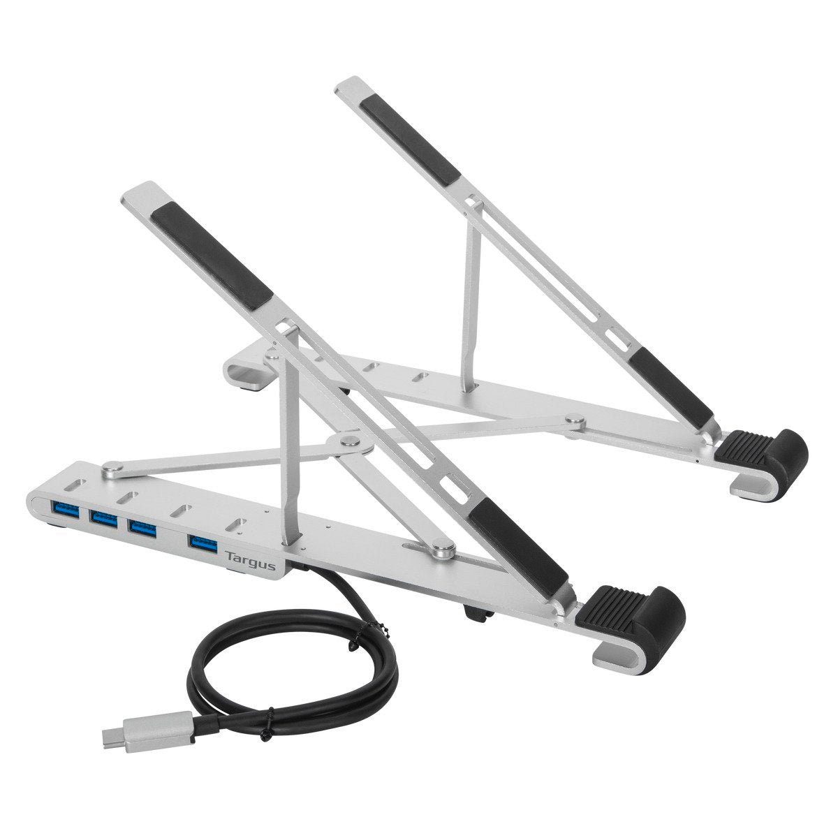 Targus Laptop-Ständer Portable Stand with Integrated Hub (USB-A), (bis 15,6 Zoll, 1-tlg)