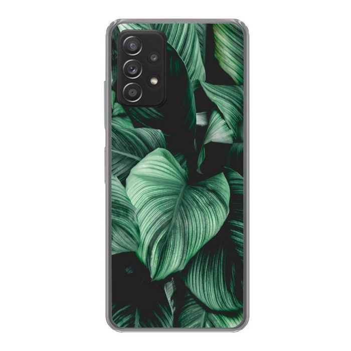 MuchoWow Handyhülle Dschungel - Blätter - Tropisch - Pflanzen - Natur Handyhülle Telefonhülle Samsung Galaxy A33