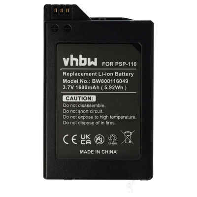 vhbw Ersatz für Sony PSP-110, PSP-280G für Akku Li-Ion 1600 mAh (3,6 V)