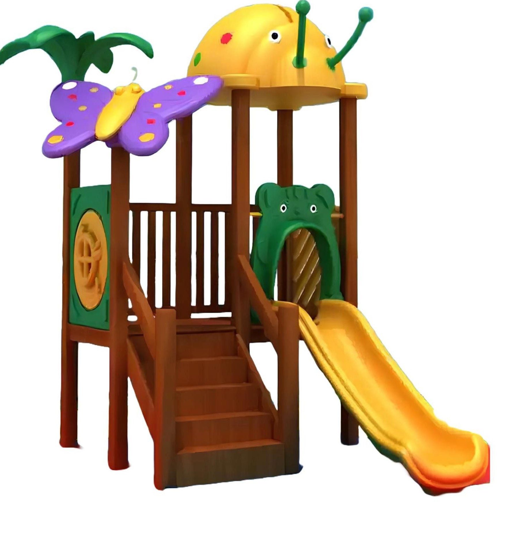 Rutsche Outdoor-Spielturm mit Spielhaus und Rutsche für Kinder