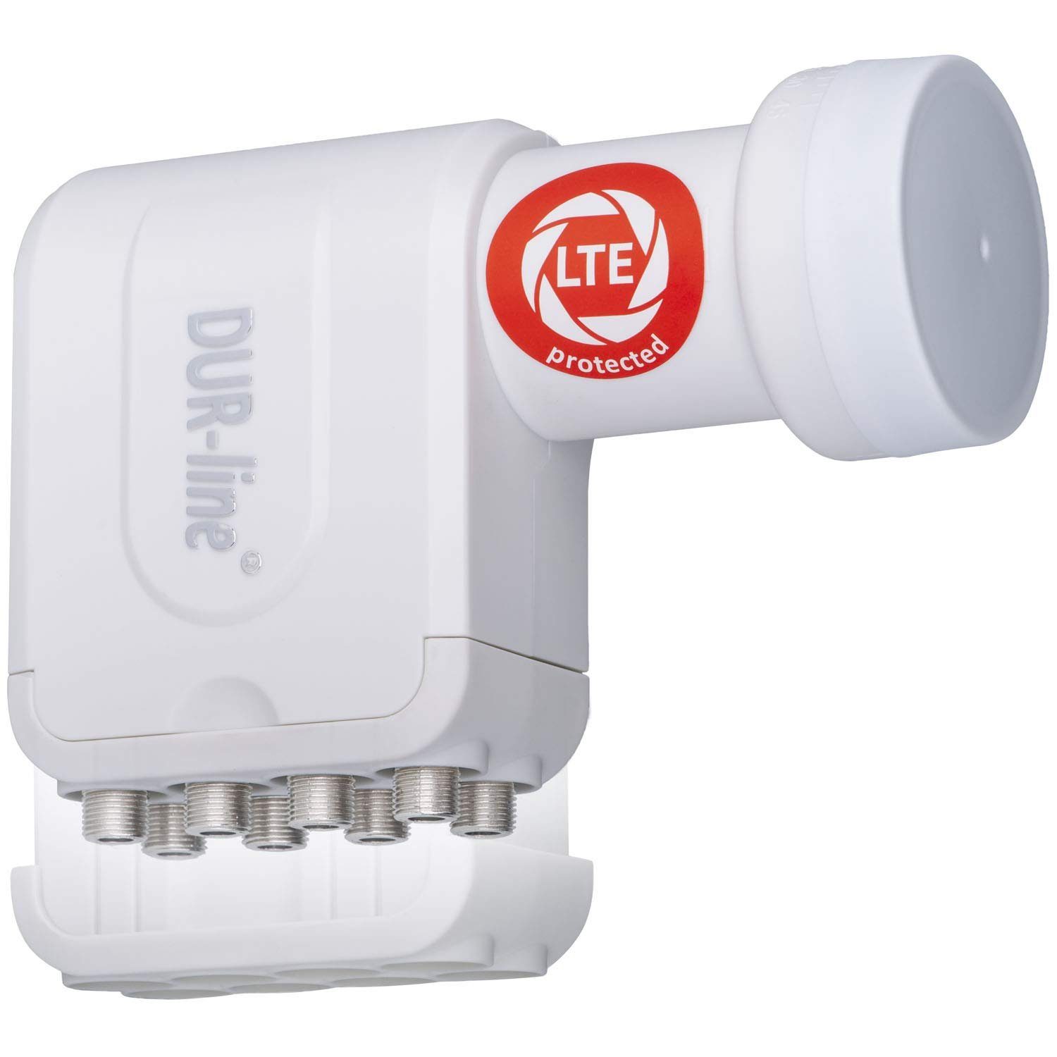 Jetzt zum supergünstigen Preis im Angebot! DUR-line DUR-line +Ultra Octo - Universal-Octo-LNB Test LNB Teilnehmer 8 LTE-Filter mit - weiß 